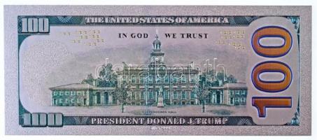 Amerikai Egyesült Államok 2009A 100$ "Trump" műanyag T:I
USA 2009A 100 Dollar "Trump...