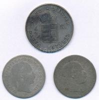 1849NB 6kr Ag + 1870KB 10kr Ag (2x) T:3