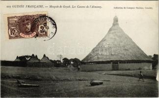 Guinée Francaise,Mosquée de Goyah, Les Canons de lAlmamy / Goyah Mosque, the canons of Almamy