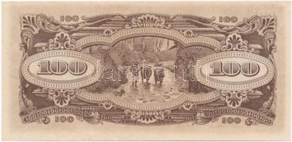 Malaya / Japán megszállás 1944. 100$ T:I- 
Malaya / Japanese occupation 1944. 100 Dollars C:AU Krau...