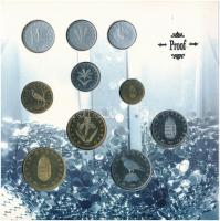 1996. 10f-100Ft 10klf db "50 éves a forint" forgalmi sor dísztokban T:PP Adamo FO29.3