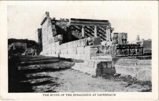 Capernaum, The ruins of the synagogue at Capernaum (EK)