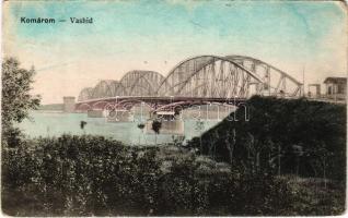 Komárom, Komárnó; Vashíd / railway bridge  (Rb)