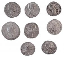8db-os vegyes római denár / antoninianus Ag tétel (Crispina, Septimius Severus (2x), Julia Domna (2x), Severus Alexander (2x), III. Gordianus; összsúly: 20,42g), közte Antiochia / Severus Alexander 222. / Libertas AVG (2,46g) T:2-3 8pcs of various Roman Denarius and Antoninianus Ag coin lot (Crispina, Septimius Severus (2x), Julia Domna (2x), Severus Alexander (2x), Gordianus III; total weight: 20,42g), within Antioch / Severus Alexander 222. / IMP SEV ALEXAND AVG / LIBERTAS AVG (2,46g) C:XF-F