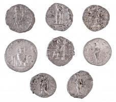 8db-os vegyes római denár / antoninianus Ag tétel (Crispina, Septimius Severus (2x), Julia Domna (2x...