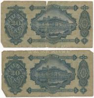 1930. 20P (2x) T:III,III- Adamo P11