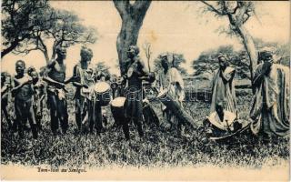 Tam-Tam / native tribe, orchestra, African folklore