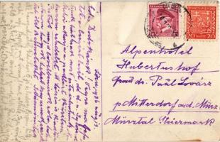 1936 Lőcse, Levoca; Stary dvor / régi udvar / old courtyard. "Lumen" 1407. photo (kis szak...