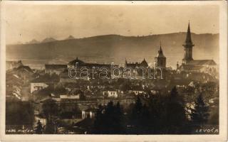 1925 Lőcse, Levoca; látkép, templomok / general view, churches. Kucek 1686. photo