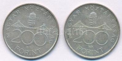 1994. 200Ft Ag "Deák" (2x) T:2
Adamo F13.1