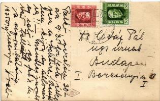 1925 Lőcse, Levoca; Brána / kapu, régi várfal / gate, old castle wall. "Lumen" 1663. photo