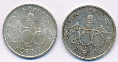 1993. 200Ft Ag "MNB" (2x) T:2
Adamo F13