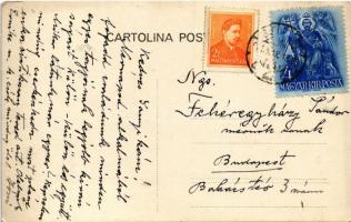 Portoroz, Portorose (Piran, Pirano); Palace Hotel, beach, bathers, sunbathing, restaurant, café, cab...