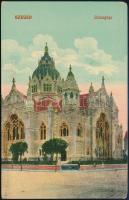 1909. május 4. Jászai Mari (1850-1926) színésznő autográf, aláírt képeslapja Gerő Ödönné Hermann Leo...