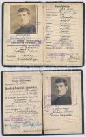 1941 Bácsfeketehegyi férfi személyazonossági és kerékpár igazolványa
