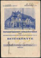 1940 Pestszenterzsébeti Hitelszövetkezet betétkönyve, bejegyzésekkel