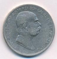 Ausztria 1908. 5K Ag "Ferenc József - Jubileum" T:2-,3 Austria 1908. 5 Corona Ag "Fra...