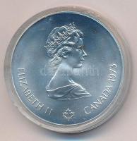 Kanada 1973. 5$ Ag "Montreali olimpia - 'Kingston' vitorlás" T:BU Canada 1973. 5...