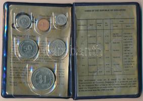 Szingapúr 1984. 1c-1$ (6xklf) forgalmi sor "Patkány éve" eredeti dísztokban T:1 Singapore ...