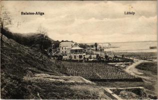 1909 Balatonaliga, Balaton parti villa, szőlőskert