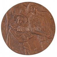 DN "Cézanne" kétoldalas, öntött Br plakett. Szign.: fi(?) (88mm) T:2