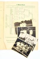 cca 1936 Tennis-Wettspiele der Deutschen Reichsbahnsportgemeinschaften in Dresden, fotókkal
