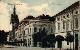 1917 Kiskunfélegyháza, Fő tér. Vesszősi kiadása