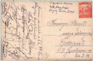 1919 Kiskunfélegyháza, Állami tanítóképezde. Hátoldalon a k.k. félegyházi fogolytábor II. szd. katon...