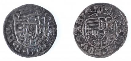 1482-1486K-P Denár Ag "I. Mátyás" (0,58g) + 1482-1490N-X Denár Ag "I. Mátyás" (0...