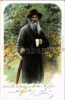1901 Gruss aus Karlsbad / Jewish man from Karlovy Vary. J.F.K.B. Louis Glaser. Judaica (EK)