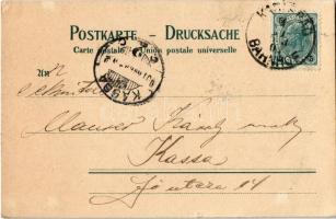 1901 Gruss aus Karlsbad / Jewish man from Karlovy Vary. J.F.K.B. Louis Glaser. Judaica  (EK)