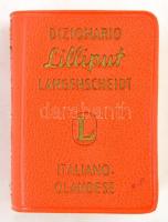 Dizionario Lilliput Langenscheidt. Italiano-Olandese. Berlin,1961., Langenscheidt. Miniszótár Olasz és holland nyelven. Kiadói kissé kopott nyl-kötés.