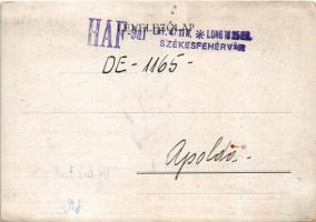 1930 Hungaria. QSL rádióamatőr összeköttetést igazoló művészlap / Hungarian art postcard, QSL confir...