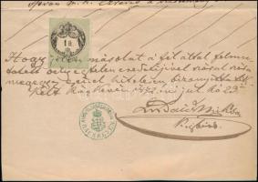 1868 Gammel István 1848-as honvéd százados igazolásának korabeli hitelesített másolata