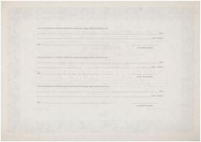 Budapest 2004. "TÖRÖKBÁLINT-A Ingatlanforgalmazó Részvénytársaság" névre szóló, száz darab...