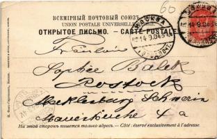 1904 Moscow, Moskau, Moscou; Petrovsky Parc, le palais / Petrovsky (Petroff) Palace. Knackstedt &...