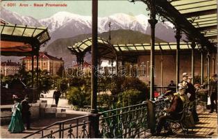1911 Arco (Südtirol), Neue Promenade / promenade. Edition Photoglob (EB)