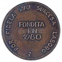 1980. "BUDAPESTA MEDICINA ESPERANTO FAKGRUPO - LZAMENHOF / POR FIDELA KAJ SUKCESA LABORO - FOND...