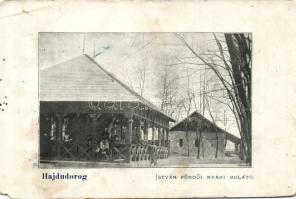 Hajdudorog Istvánfürdő nyári mulató (EB)