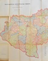 1942 Magyarország közigazgatási térképe, 1:500:000, Bp., M. Kir. Honvéd Térképészeti Intézet, 2 térk...