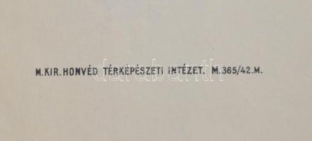 1942 Magyarország közigazgatási térképe, 1:500:000, Bp., M. Kir. Honvéd Térképészeti Intézet, 2 térk...