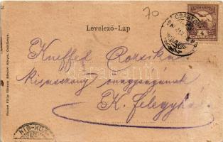 1902 Csáktornya, Cakovec; Zrínyi vár, kastély. Fischel Fülöp (Strausz Sándor) kiadása. Szecessziós l...