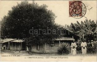 Libreville (village Louis), Case á lOranger / African folklore, Gabonese family