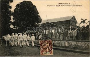 Libreville, Larrivée de M. le Commissaire Général / Commissioner General arrivals