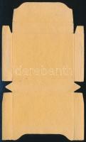 1930 "Extra" címeres szivarka doboz, kiterítve, 18×10,5 cm