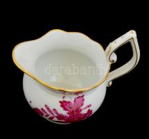 Herendi Apponyi mintás tejszín kiöntő, régi jelzéssel  Kézzel festett, jelzett, hibátlan. m:7 cm