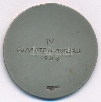 1940. "Magyar Országos Lawn Tennis Szövetség 1907-1932 / IV. Csapatbajnokság 1938" ezüstöz...