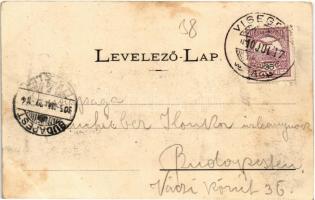 Visegrád, Gizella-telep gyógyfürdő és üdülőhely, kilátás a Dunára (Rb)