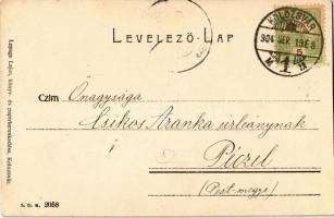 1904 Kolozsvár, Cluj; Mátyás téri templom, belső / church interior