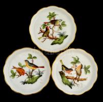 6 db Herendi Rotschild mintás kis tálka. Kézzel festett, jelzett, hibátlan. d:7,5 cm